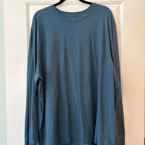Eddie Bauer Men's blue Long Sleeve Tee